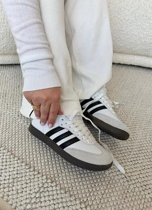 Кроссовки женские adidas samba white 10
