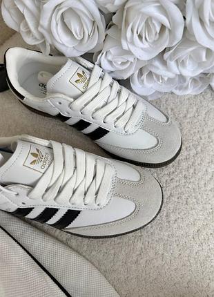 Кроссовки женские adidas samba white 4