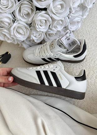 Кроссовки женские adidas samba white 5