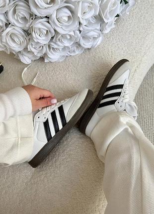 Кроссовки женские adidas samba white 6