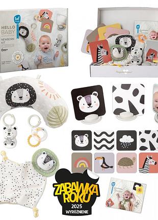 Taf toys набір сенсорних іграшок з 12 елементів для новонародженого іграшка року 2025