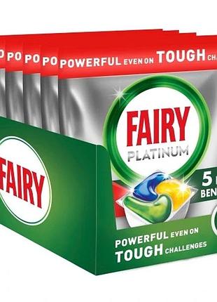 Fairy platinum all in one капсули для посудомийної машини 6 шт. 21шт = 126 шт.