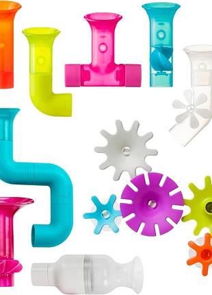 Boon pipes cogs tubes набір іграшок для купання дітей багатоколірний для хлопчиків і дівчаток 1-4 роки