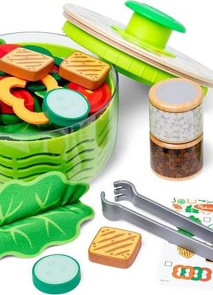 Melissa & doug салатна центрифуга з іграшковою їжею іграшковий набір для дітей від 3 років