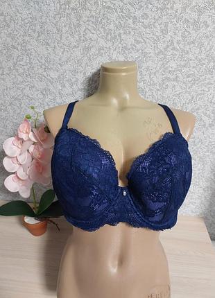 Синий бюстгальтер с кружевом ann summers.
