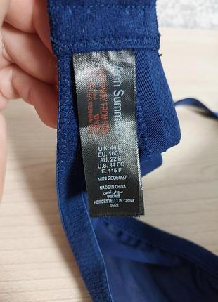 Синий бюстгальтер с кружевом ann summers. 3