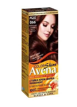 Крем-краска shine color 066 трюфельный каштан тм avena