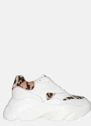 Кроссовки женские white-leopard демисезонные