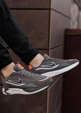 Nike racer grey white orange 5