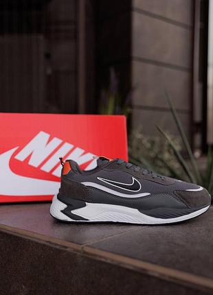 Nike racer grey white orange 2