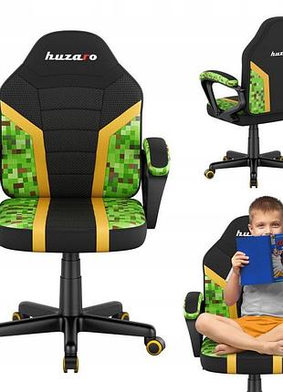 Ігрове крісло для дитини huzaro pixel для робочого столу обертове ергономічне