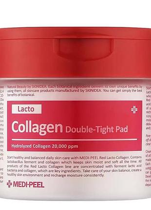 Пілінг-педи з колагеном та біфідобактеріями medi-peel red lacto collagen double tight pad 70 шт
