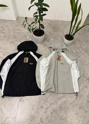 Мужская ветровка corteiz черная серая / легкая куртка corteiz crtz streetwear / оверсайз ветровка corteiz с капюшоном / брендовая ветровка corteiz crt