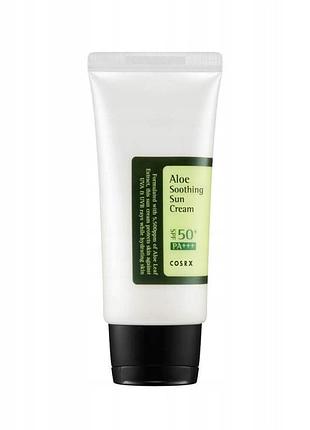 Набір з 3 штук крем для сонця cosrx aloe soothing sun cream spf 50+ pa+++ 50 мл
