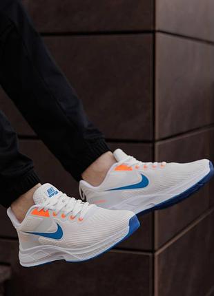Nike zoom white blue orange 6