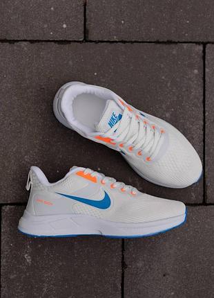 Nike zoom white blue orange 9