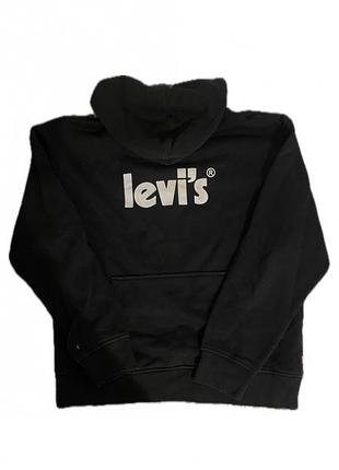 Худі levi's чорне з логотипом 2