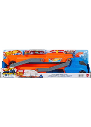 Іграшка hot wheels city miejski transporter autek трек з запуском + машинка