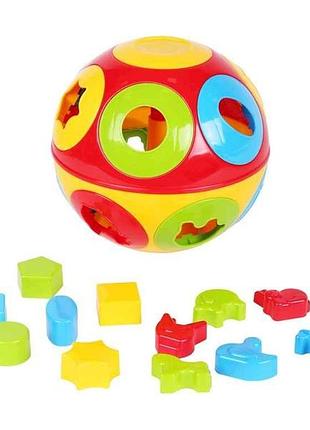 Сортер умный малыш колобок 19x19 x19см арт.2926 тм технок
