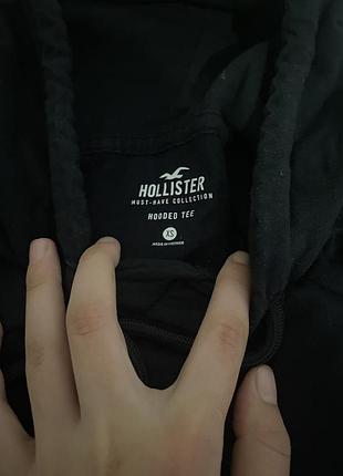 Худі hollister чорне 2