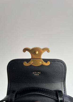 Сумка triomphe mini claude shoulder bag black 8