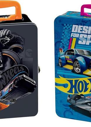 Theo klein 2881 валіза для машинок hot wheels до 50 машинок практичні відділення іграшка для дітей від 3 років