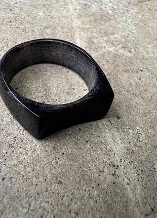 Перстень из рога, кольцо из рога, украшение из рога, оригинальный перстень из рога
