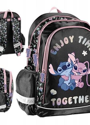 Рюкзак шкільний disney stitch для дівчинки 1-3 4-6 клас