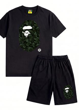 Комплект шорти+футболка bape
