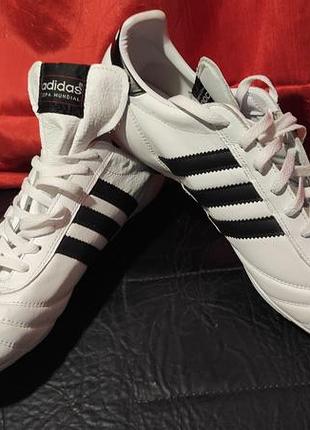 Кожаные футбольные буцы adidas copa mundial