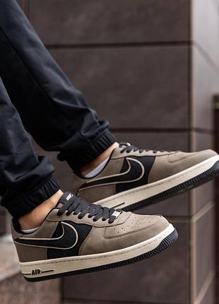 Nike air force beige black 6
