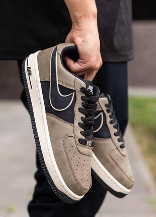 Nike air force beige black 7