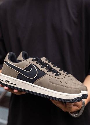 Nike air force beige black 8
