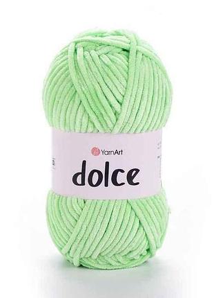 Пряжа dolce м| ятный 100% микрополиэстр 120м 100г 5шт/уп 850 тм yarnart