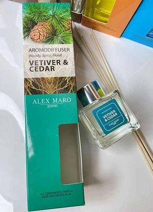 Диффузор для дома vetiver cedar тм alex maro