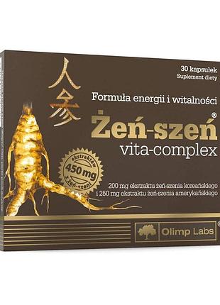 Женьшень и витамины olimp sport nutrition ginseng vita-complex, 30 капсул