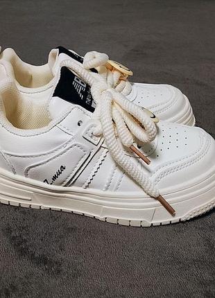 Кроссовки "смайл" white р. 26 - 30 2