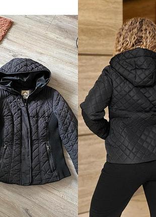 Куртка жіноча стебнована look .размер 44-46 куртка женская стеганая