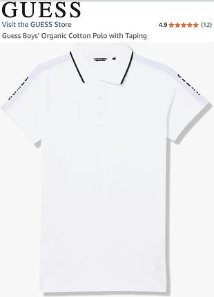 Поло для підлітків calvin klein та guess біле 2