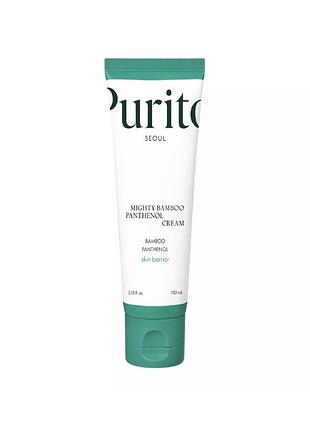 Бар’єрний крем з екстрактом бамбука та пантенолом purito seoul mighty bamboo panthenol cream 100 ml