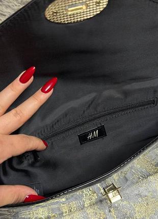 Лаковый клатч папка&nbsp;h&amp;m 2