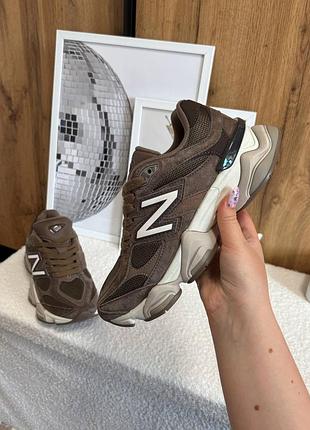 Кросівки new balance 9060 brown beige 5