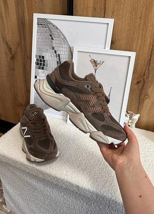 Кросівки new balance 9060 brown beige 8