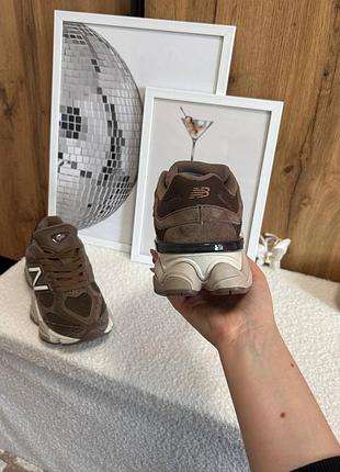 Кросівки new balance 9060 brown beige 7