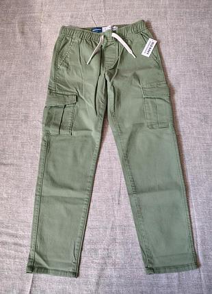 Брюки для хлопчика old navy карго хакі 8 років