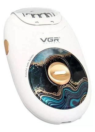 Эпилятор vgr v-706 • аккумуляторный женский пинцетный эпилятор vgr v-706 с usb зарядкой для удаления волос дома