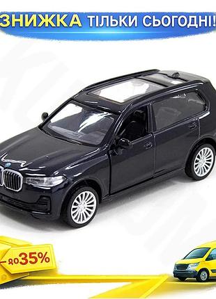 Ku автомодель bmw x7 universal fit чорний металевий позашляховик для дітей від 3 років колекційна маши uni2l_k