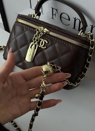 Сумка женская ch classic black lambskin 5 4