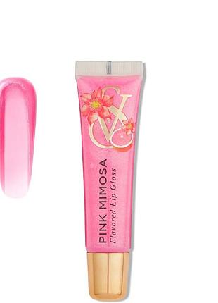 Блиск для губ victoria's secret flavored lip gloss pink mimosa і caramel kiss