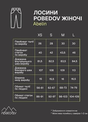 Лосины pobedov abelin черный 7